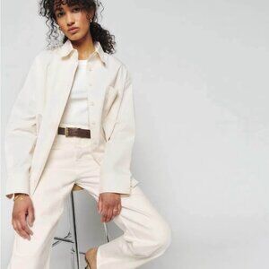 Reformation Will Oversized Twill Shirt